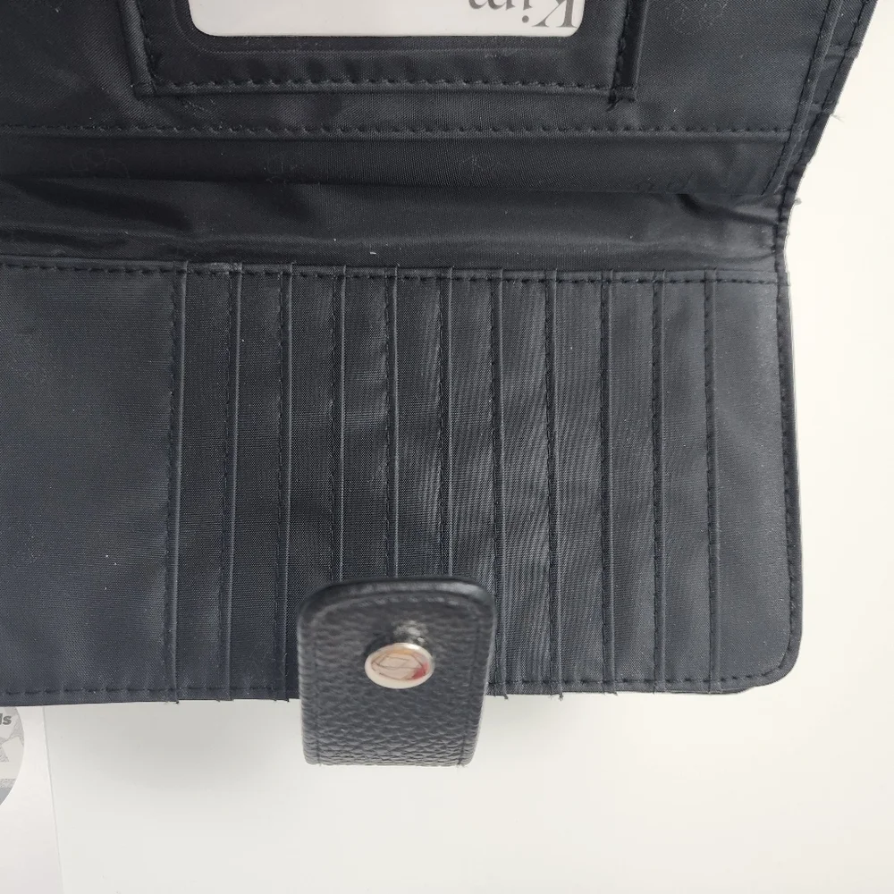 Kim Rogers All In One Wallet 8 X 5 New With Tags Black One Size